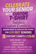 🎓 Senior Night & Graduation Collection – Class of 2027