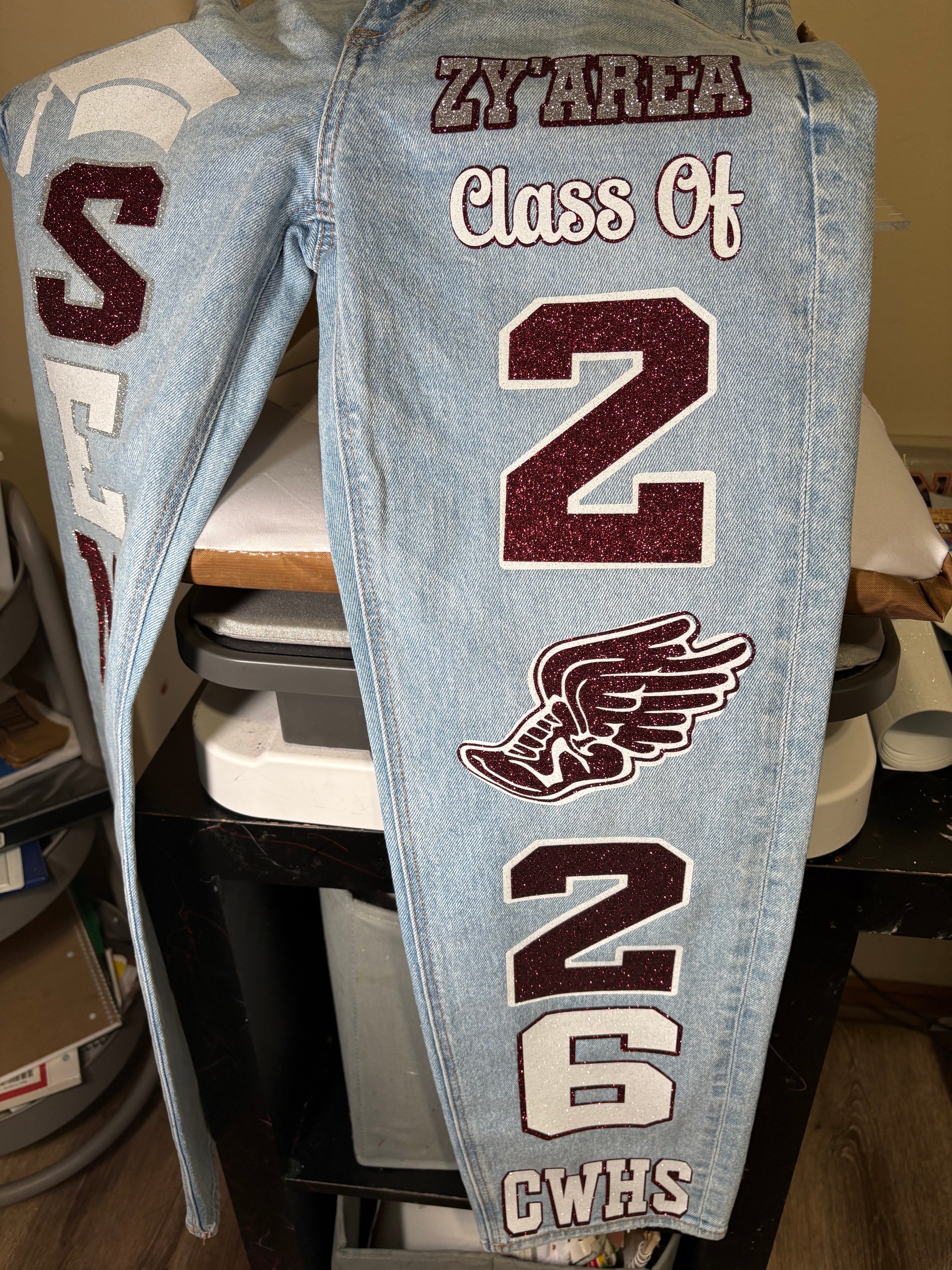 Custom c/o 2026 Jeans