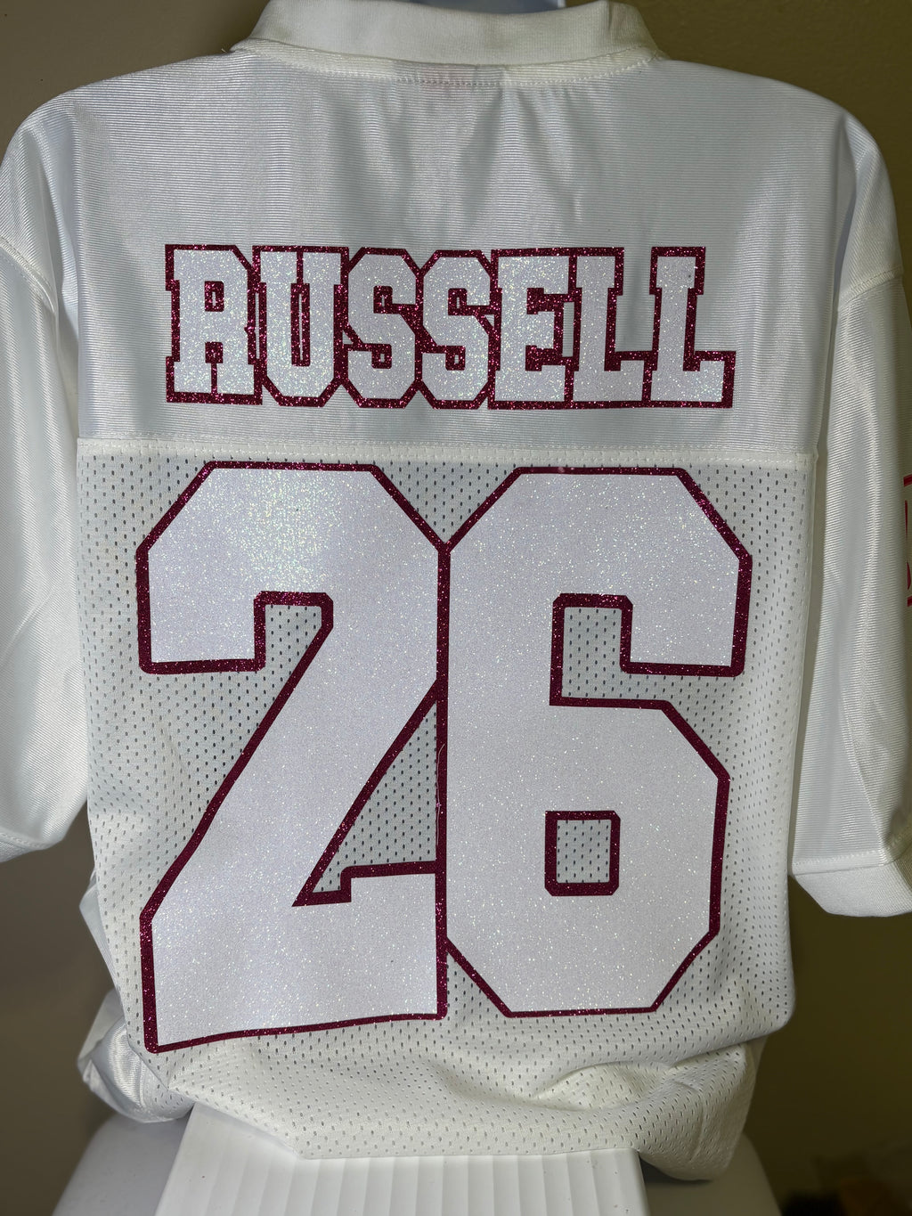 Custom Cheer Pink Out Jersey with Custom Socks