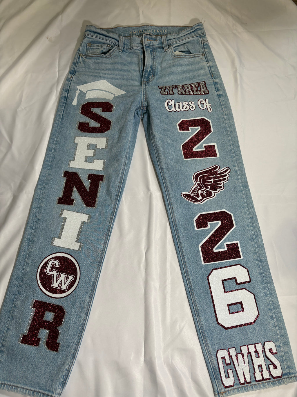 Custom c/o 2026 Jeans