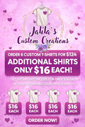 Additional T-Shirt fee (Add-on after purchasing 6 shirt Promo)