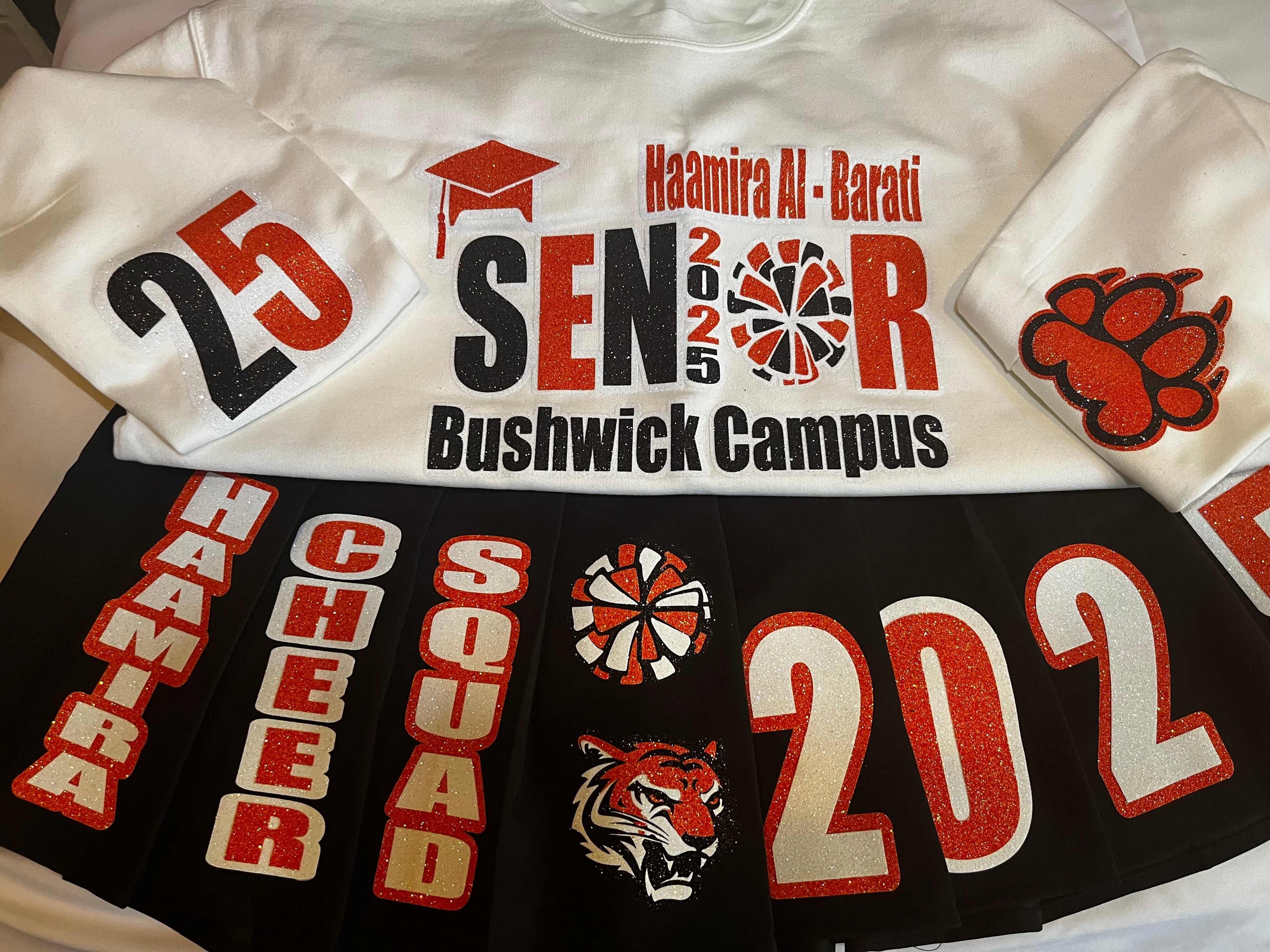 Custom Senior Cheer Set
